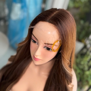 Peluca de Cabello Humano Vietnamita 100% Natural de Alta Calidad, Pelucas con Frente de Encaje, Cabello Ondulado - Product Image 2