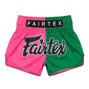 กางเกงมวยไทย Fairtex รุ่นใหม่ขายดีที่สุด ราคาขายส่ง RTS คุณภาพสูงจาก YAMU ENTERPRISES รับสั่งทำโลโก้ 100% - Product Image 5