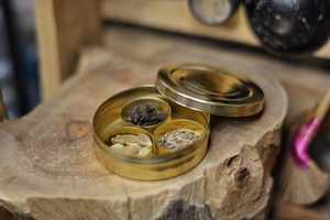 Antique Finish Brass Masala <b>Box</b> Spice Organizer for Home KitchenAntique Finish Brass Masala <b>Box</b> Spice Organizer for Home Kitchen - Product Image 2