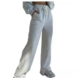 Casual Wide Leg <b>Pants</b> for Women Soft Fabric High Waisted Relaxed Fit Palazzo Trousers with Comfortable Everyday Style - Product Image 4