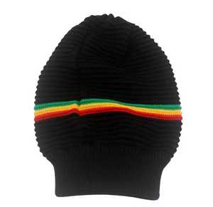 Black Knitted Breathable & Waterproof Beanie <b>Hat</b> Casual Winter Headwear for Adults 56-58CM Handmade Polyester Outdoor Warm <b>Cap</b> - Product Image 3