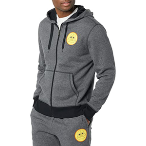 Sweat-shirt à capuche pour homme OEM, logo personnalisé, sweat-shirt à fermeture éclair, vente en gros, streetwear - Product Image 3