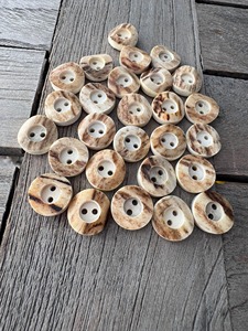 Best Quality Custom Real Buffalo Bone Buttons Carved Eco-Friendly 4-Hole Design <b>Polished</b> Coats Blazers <b>Shirts</b> Jeans - Product Image 5