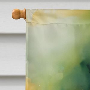 Swan House <b>Flag</b> Large Porch Sleeve <b>Pole</b> Decorative Yard Banner Artwork Multicolor Wall Hanging Polyester House Size <b>for</b> Outdoor - Product Image 3