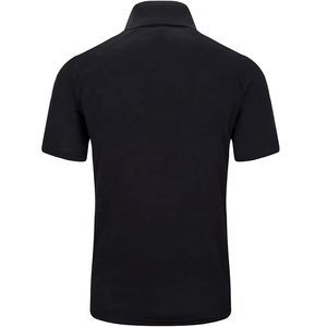 Men's Black Red Geometric Print Short Sleeve Polo Shirt Quick Dry Sporty Knitted Polyester <b>Top</b> - Product Image 2