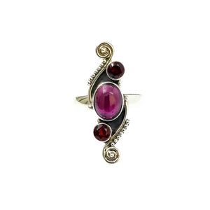 <b>Garnet</b> Fashion <b>Ring</b> (5.8 Grams) - Product Image 2