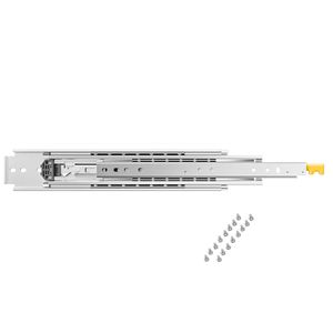 Glissières de tiroir à extension complète, 1 paire, capacité de charge de 500 lb, fonction de verrouillage, plage de 18 à 60 pouces pour différentes tailles - Product Image 1