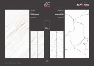 Carreaux de porcelaine brillants de luxe, format 600x1200, grands carreaux pour salon, cuisine, salle de bain et design d'intérieur haut de gamme - Product Image 2