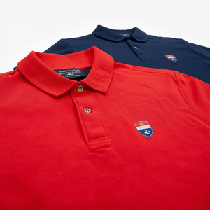 Loose Knitted Cotton Quick Dry Two-Piece Men's Polo <b>Collar</b> <b>T</b>-<b>Shirt</b> Set Custom Casual Outfit - Product Image 2