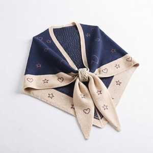 Ponchos de Lana de Cachemira Sólidos y Elegantes para Mujer, Capas Tejidas, Chales de Pashmina, Bufandas Multifuncionales - Product Image 5