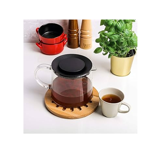Wood Trivets <b>Round</b> Trivet at Lowest Cost Wooden Tree Shape Trivet Hot Pad Coaster Non Slip Table <b>Mat</b> - Product Image 2