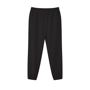 Grijze joggingbroek voor heren, elastische taille, met boord aan de onderkant, casual joggers - Product Image 2