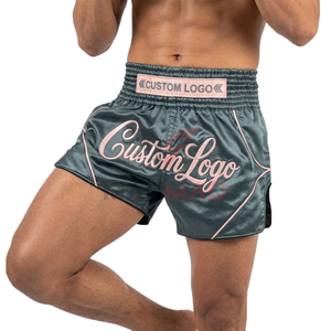 Pantalones Cortos Personalizados de Muay Thai y Kickboxing para Hombre y Mujer, Ropa de Gimnasio para Artes Marciales, Entrenamiento, Lucha en Jaula, Grappling, Boxeo - Product Image 5