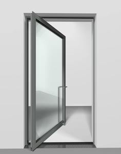 Puerta Cortafuego Esmaltada de la Mejor Calidad con Vidrio Resistente al Fuego para Hoteles, Hospitales, Oficinas y Entradas de Edificios Comerciales, Disponible para la Venta - Product Image 5