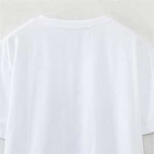 Proveedor Mayorista Ofrece Personalización Completa para Camisetas de Algodón para Mujer en Colores Vibrantes, Transpirables, con Cuello en V y Manga Corta para Verano - Product Image 2