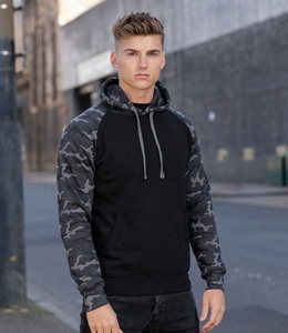 Sudadera con Capucha de Béisbol de Manga Larga Personalizada con Logotipo en Blanco de Alta Calidad OEM, Sudadera Informal de Algodón para Hombre, Forro Polar, Camuflaje, Invierno, Nueva - Product Image 1