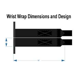 Bandes de poignet respirantes antidérapantes personnalisées avec logo OEM pour la musculation et l'exercice en salle de sport - Product Image 4