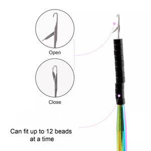 Kit de Pinzas para Extensiones de Cabello de Grado Profesional para Micro Anillos, Nano Anillos y Extensiones de Cabello por Fusión, Herramientas de Estilismo, Kit de Pinzas Multifunción - Product Image 4