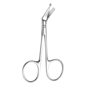 Tijeras Quirúrgicas para Ostomía, Manuales, Rectas, de 5 Pulgadas, Instrumento de Precisión para Recortar la Ostomía de Forma Controlada, Cuidado de Heridas, Uso Clínico - Product Image 1