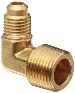 Componentes de la mejor calidad: Adaptador de unión abocardado AN6 macho de latón anodizado de alta presión de 90 grados para piezas de carreras y accesorios de combustible forjados. - Product Image 3
