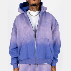 Sudadera con capucha de streetwear con logotipo personalizado bordado, con diseño de sudadera de streetwear en capas para marcas de ropa premium. - Product Image 6