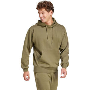 Sudaderas con Capucha Extra Grandes para Hombre, Tendencia de Invierno, 100% Algodón, Tela de Felpa, Color Verde Oliva Ecológico, Calidad Premium - Product Image 1
