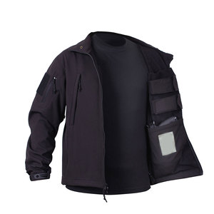 เสื้อแจ็คเก็ตผู้ชายแบบมีฉนวนกันความร้อน ผ้า softshell กันน้ำ ด้านนอกบุด้วยผ้า soft thermal ให้ความอบอุ่น ยืดหยุ่นได้ กระชับรูปร่าง เหมาะสำหรับการเดินป่า - Product Image 1