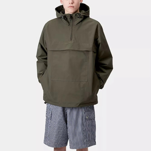 Men Polyester Nylon Windbreaker Short Set Zipper Jackets and Shorts Unique Style Two Piece Set OEM <b>Wind</b> <b>Breaker</b> Sets For Men - Product Image 6