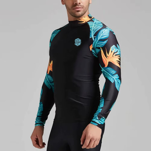 Diseña Tu Propio Rashguard Transpirable y Ecológico de Manga Larga para Hombre con Protección UV - Alta Calidad, Liso - Product Image 3