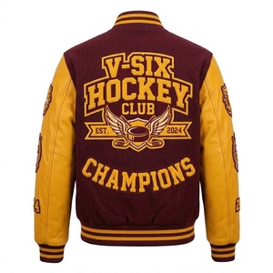 Chaqueta Letterman Personalizable de Lana 100% con Cremallera Clásica Premium, Estilo Béisbol Vintage, Novedad 2026 - Product Image 2