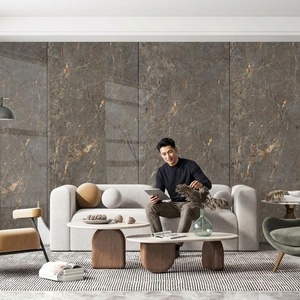 Losas de Piedra Sinterizada de Porcelana Jumbo de 1600x3200mm y 12mm, con Patrón de Mármol Gris, Resistentes a los Ácidos, para Interiores Modernos y Comedores al Aire Libre - Product Image 4