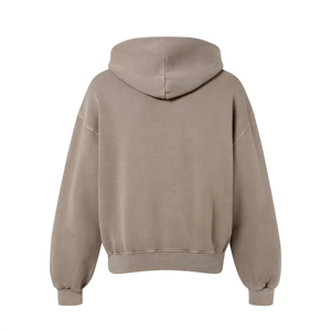 Sudadera con capucha pesada con cremallera para hombre, estilo urbano, algodón de alta calidad, varios colores, transpirable, diseño personalizado, 2026 - Product Image 1