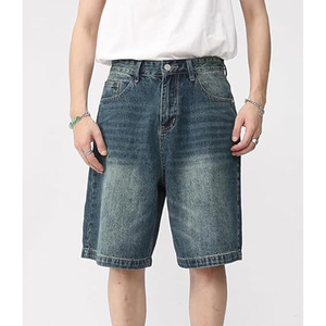 Pantalones Cortos de Mezclilla Baggy de Alta Calidad para Hombre, Estilo Verano, con Bolsillos - Product Image 2