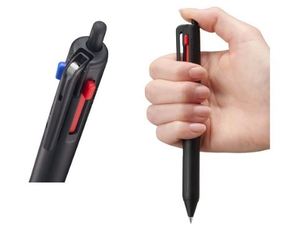 Bolígrafo de Plástico de 3 Colores Uni Jetstream, 0.7 mm, Intuitivo, con Mecanismo de Retroceso, Negro, con 70% Más Tinta de Larga Duración (SXE3-507-07) - Product Image 2