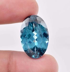 Turmalina Azul Cornflower Natural, Corte Ovalado, Corte Maestro, Certificado por GIA, Gema Suelta para la Fabricación de Joyas y Anillos - Product Image 3