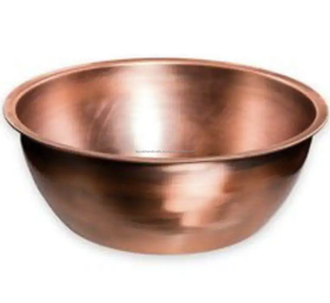 Bol rond en cuivre de haute qualité dernier modèle pour servir de la vaisselle dessus de table utilisation de cadeaux de Noël - Product Image 3