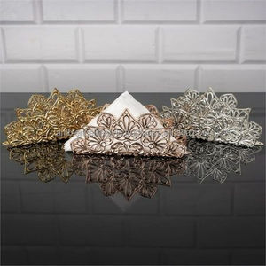 Porte-serviettes élégant en métal pour la décoration de table à manger, moderne, durable, antirouille, élégant, accessoire d'organisation pour la maison et la cuisine - Product Image 2