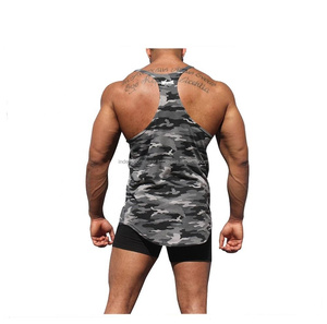 Prix imbattables pour hommes coton fibre de bambou débardeurs Logo personnalisé vente en gros vêtements de fitness au Pakistan - Product Image 6