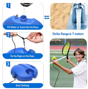 Tennis <b>Ball</b> Launcher Blue Portable Elastic Rope 4m/13FT for Entertainment Practice - Product Image 5