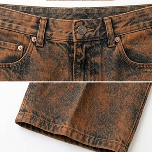Mens Baggy Acid Wash Jeans Denim Oversized Loose Fit Vintage Streetwear Casual Wear Trendy Fashion Apparel Style - Product Image 6