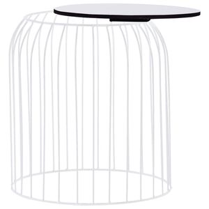 Set da tavolino bianco 3 pezzi - Product Image 6