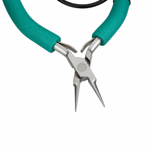Grounded Needle <b>Nose</b> Pliers for Permanent Jewelry Welding and Jewelry Making ZetomedPro - Product Image 5