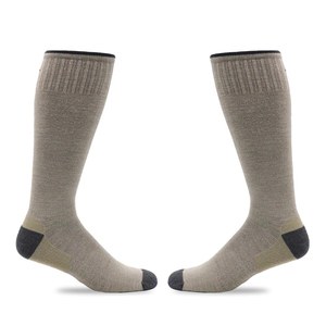 Chaussettes de baseball d'hiver personnalisées de haute qualité 100 % coton, sportives et décontractées, grande taille, avec revers et motif logo, couleur unie - Product Image 1