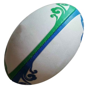 Ballon de rugby sur mesure de qualité supérieure, durable, taille 6, fabriqué à la main, pour l'entraînement et les matchs, robuste, pour le sport - Product Image 2