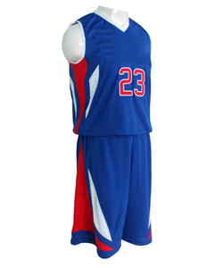 EDOOR WEARS White Sleeveless Basketball Jersey Set Maroon Number 23 V-Neck Moisture Wicking Polyester Uniform <b>Athletic</b> Fit - Product Image 4