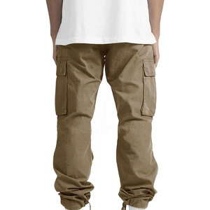 Pantalon cargo pour homme tendance, coupe ample, confortable, respirant, décontracté, effet délavé - Product Image 4