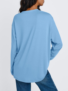 <b>Women</b> Regular Fit O-Neck Short Sleeve Knitted T-<b>Shirt</b> Solid Color 100% Cotton Breathable <b>Compressed</b> Embroidery Spring/Summer - Product Image 2