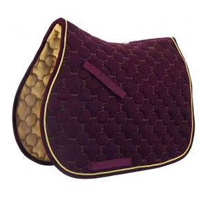 Wholesale Floral Satin Dressage Saddle Pad Sublimated Jumping Saddle Pad for Horse Riding Training Custom <b>Equestrian</b> Supplies - Product Image 3