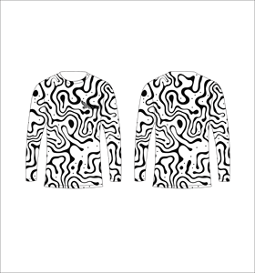 Chemise de pêche à séchage rapide à motif vague bleue, manches longues, t-shirt de sport par sublimation - Product Image 2