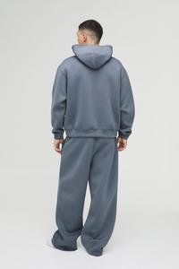 Conjunto de Sudadera con Capucha y Pantalones Holgados de Felpa Francesa de Alto Gramaje, Bordado, Estilo Urbano, Tendencia 2026, Más Vendido - Product Image 2